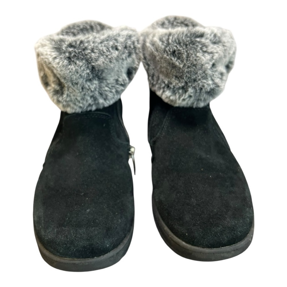 Khombu Women's Jessica Ankle Boots Faux Fur Shearling Lining size 9 - Picture 6 of 11